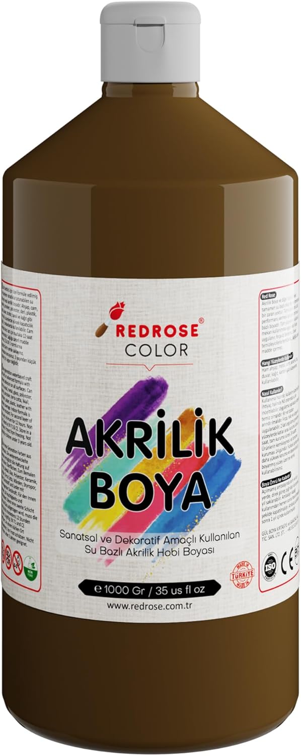 Açık Kahverengi Akrilik Boya 1000 gr