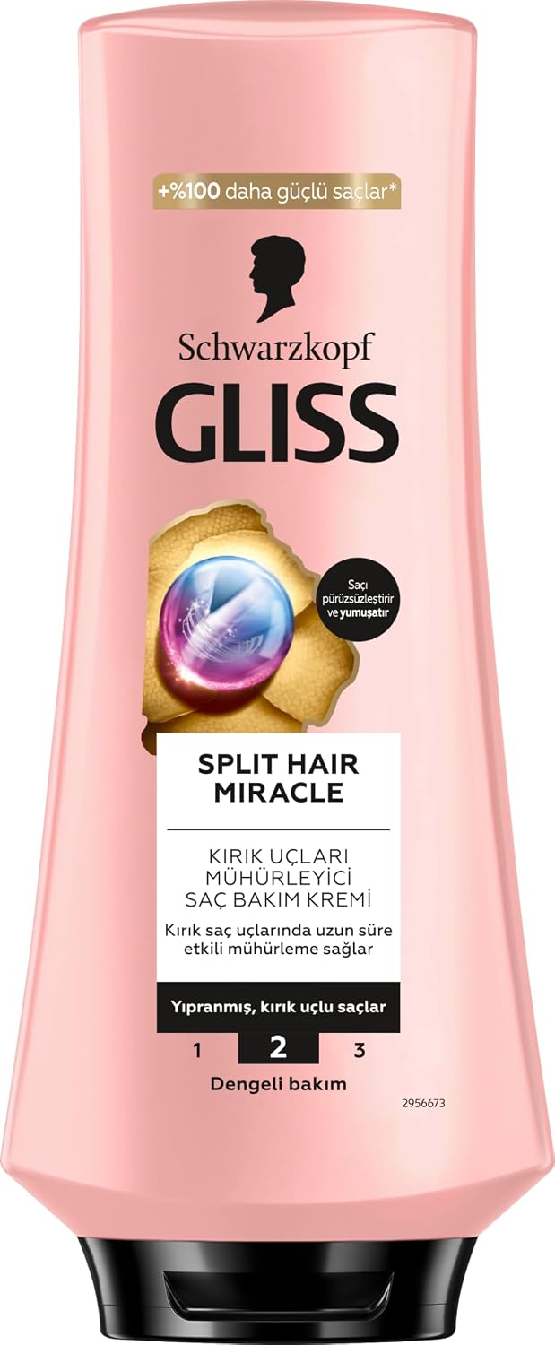 Gliss Split Hair Miracle Kırık Uçları Mühürleyen Saç Bakım Kremi 360 ml