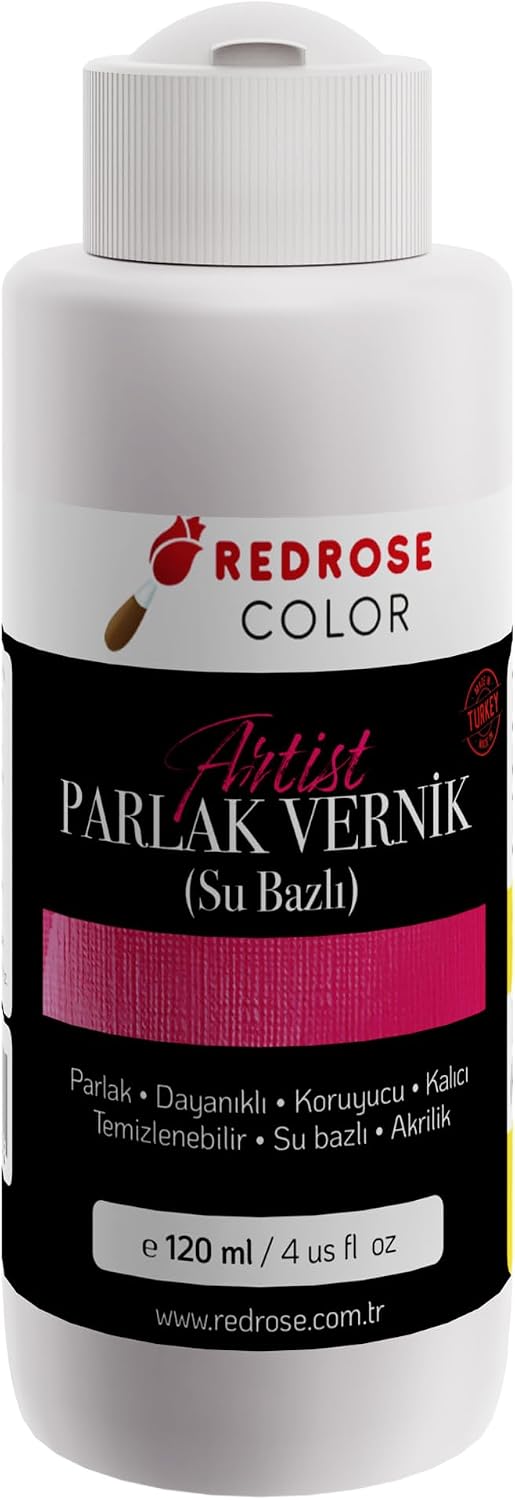 Akrilik Su Bazlı Parlak Vernik 120ml