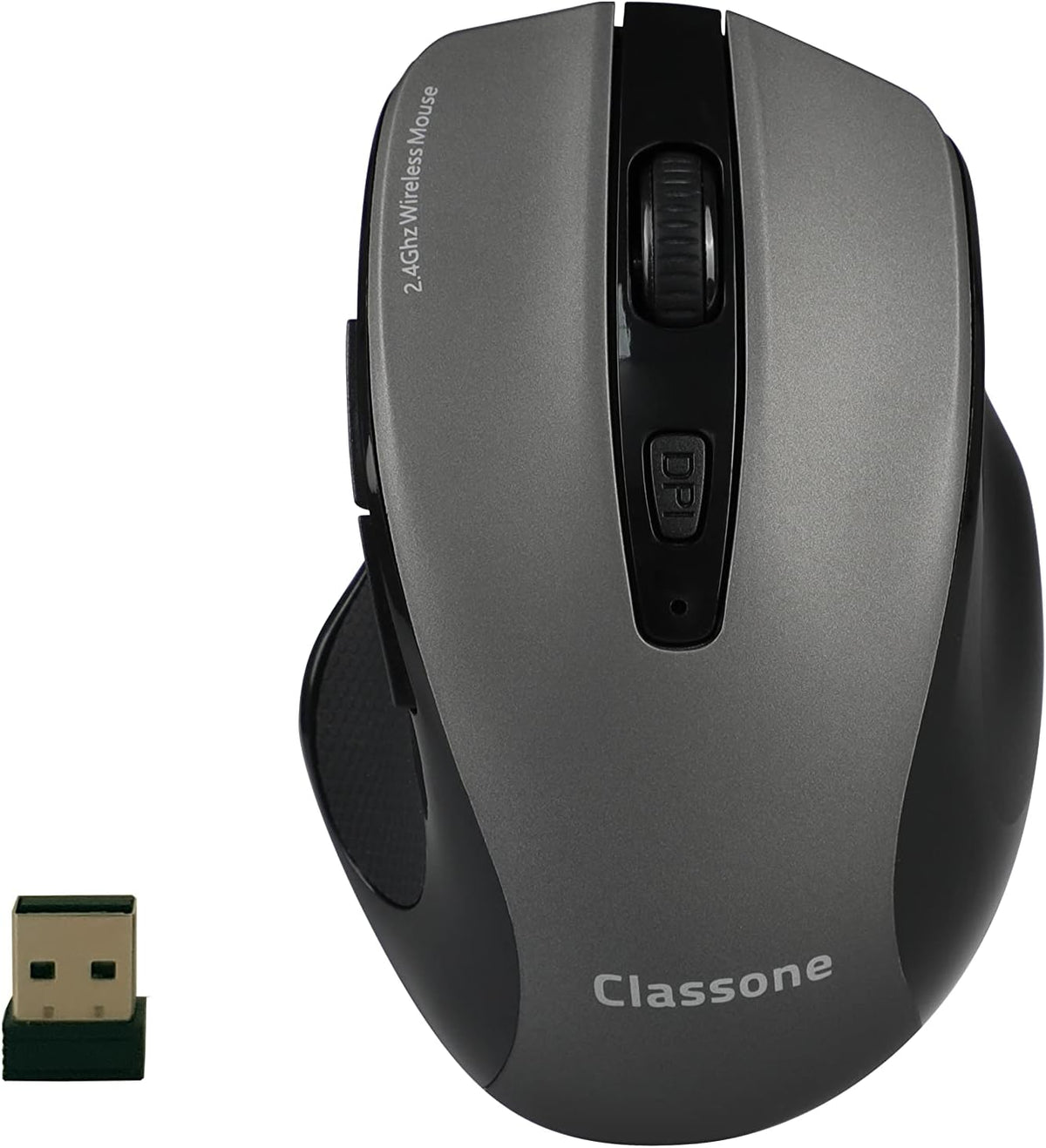 Classone WL600 Serisi Kablosuz Mouse, Siyah/Gri