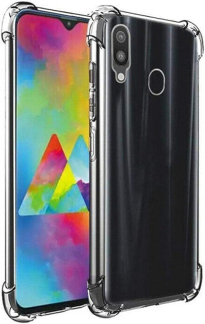 Galaxy M20 Şeffaf Airbag Antishock Köşe Korumalı Silikon Kılıf