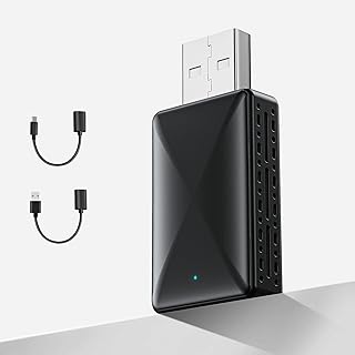 2 IN 1 Kablosuz Carplay Adaptörü, Tak ve Çalıştır Magic link Carplay Kararlı Hızlı Bağlantı, Fabrika Kablolu Dönüştürme Kablosuz Carplay Dongle/Android Otomobil Adaptörü 2016 +, iPhone iOS 9+