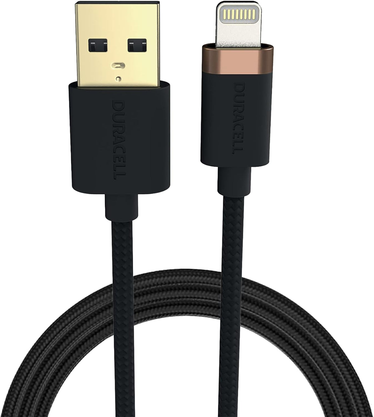 2m Lightning To Usb-A Örgülü Şarj Kablosu - Siyah