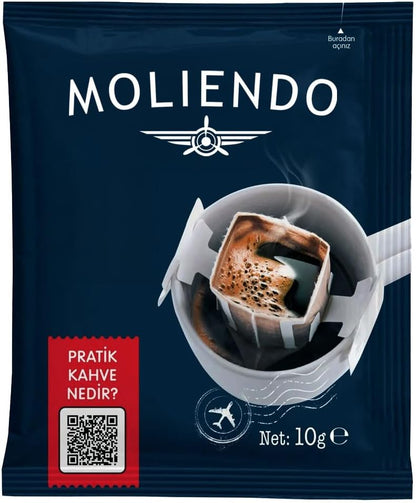 Moliendo Finest Coffee Colombia Medellin Supremo Pratik Filtre Kahve 10x10 g