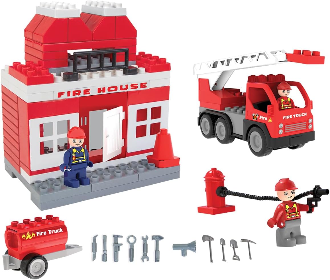 Double Blocks İtfaiye Seti