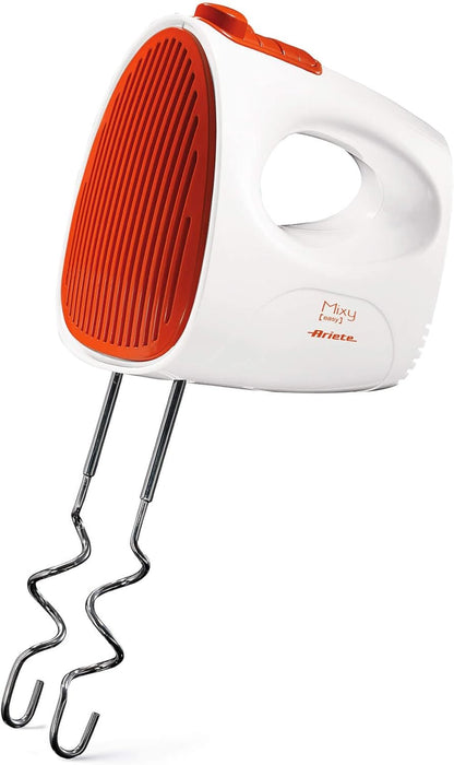 Mixy El Mikseri 1541/00 - Çırpma Teli, 250 Watt, Hamur Yoğurma, 5 kademeli Hız Ayarı, 2 Çırpıcı ve 2 Yoğurma Kancası