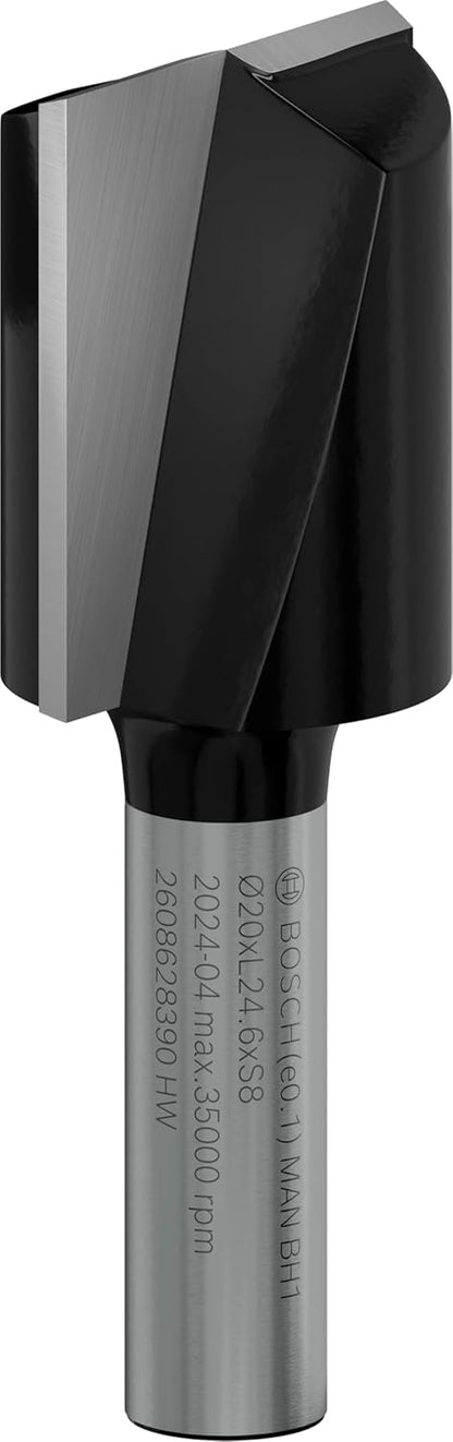 Professional Odun İçin Standart Kanal Frezesi (Ahşap İçin, Ø 20 Mm, Çalışma Uzunluğu 25 Mm, El Frezesi Aksesuarı)