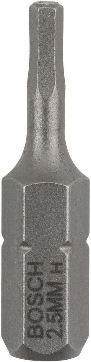 Professional Altıgen vidalar için ekstra sert uç (HEX2,5; Uzunluk: 25 mm, 3 adet)