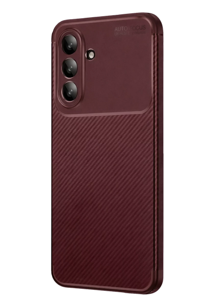 Samsung Galaxy A17 5G Auto Focus Karbon Kapak - Bordo