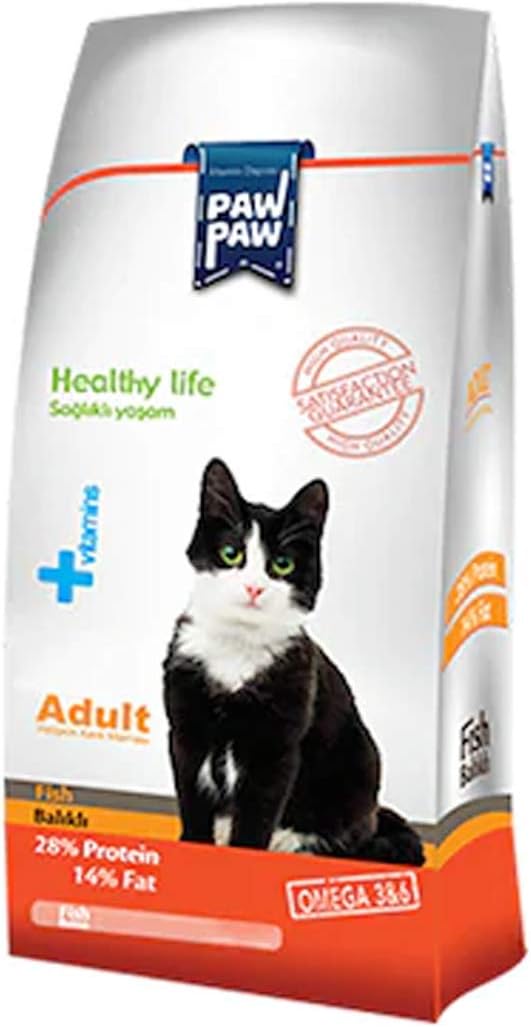 Paw Paw Balıklı Yetişkin Kedi Maması 15 Kg