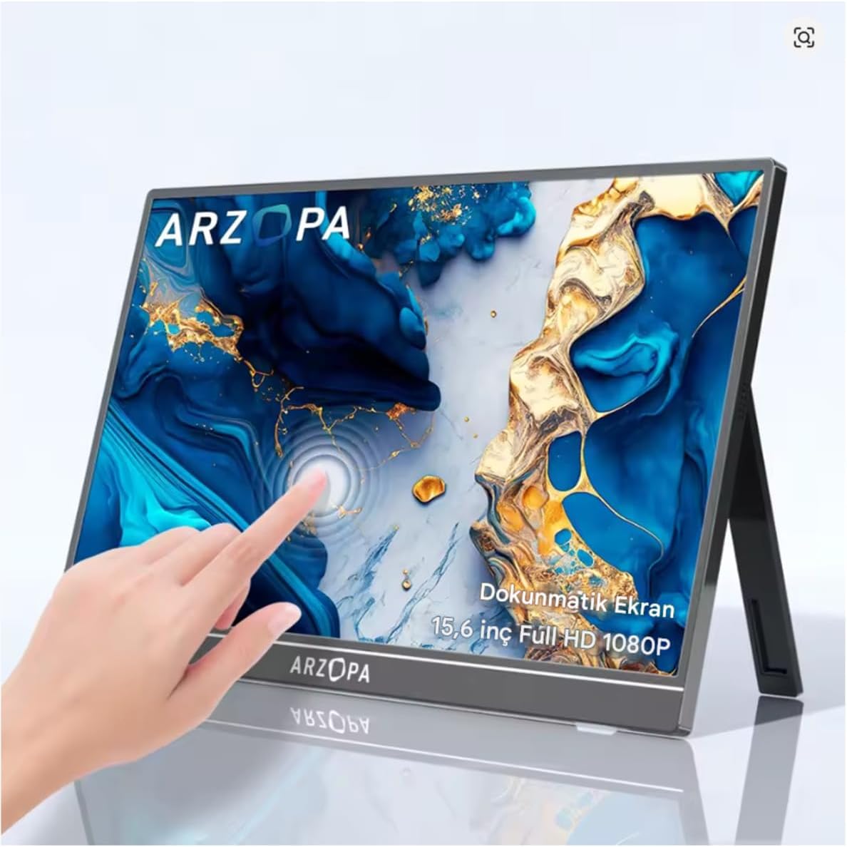 Arzopa A1 T 15.6" Full HD 60Hz IPS Ultra İnce Dokunmatik Taşınabilir Monitör
