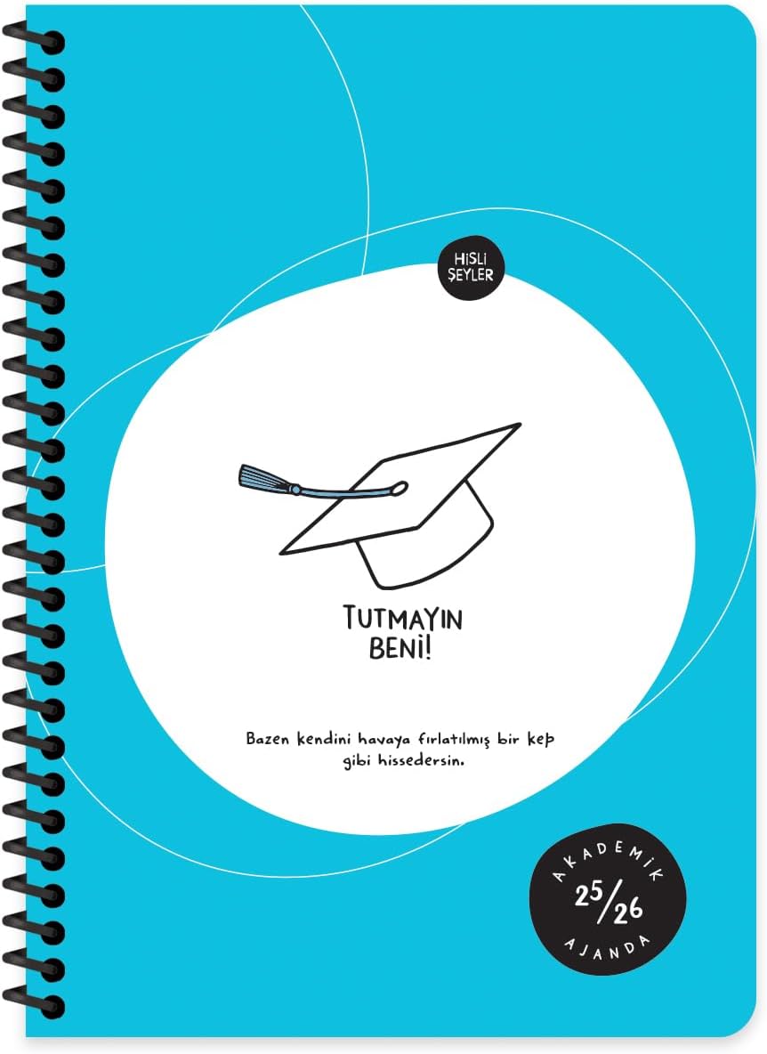A5 Spiralli Akademik Ajanda - Tutmayın Beni