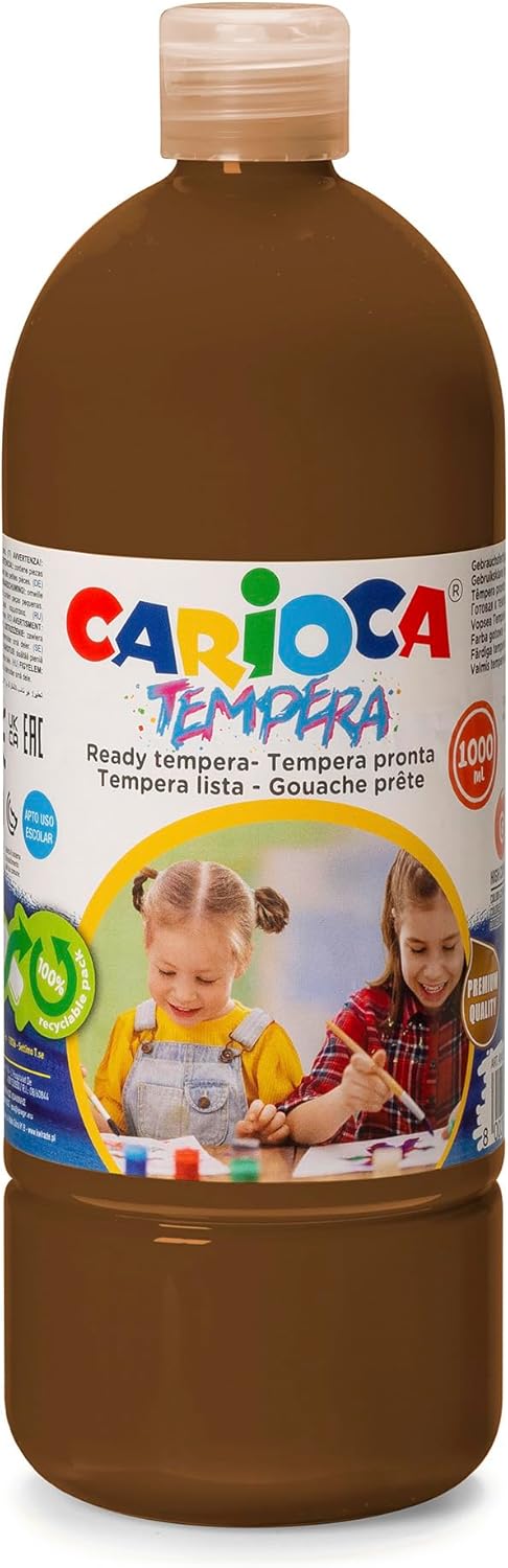Tempera Süper Yıkanabilir Kahverengi 1000 Ml.
