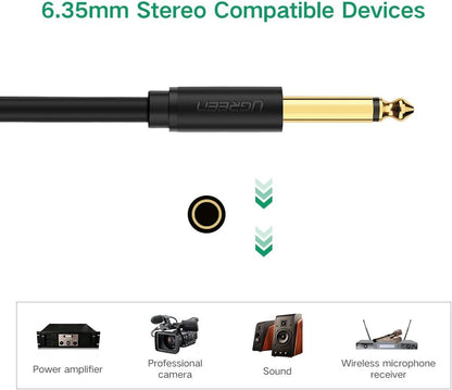 Ugreen 6.5mm Jack to XLR Dişi Mikrofon Ses Bağlantı Kablosu 2 Metre