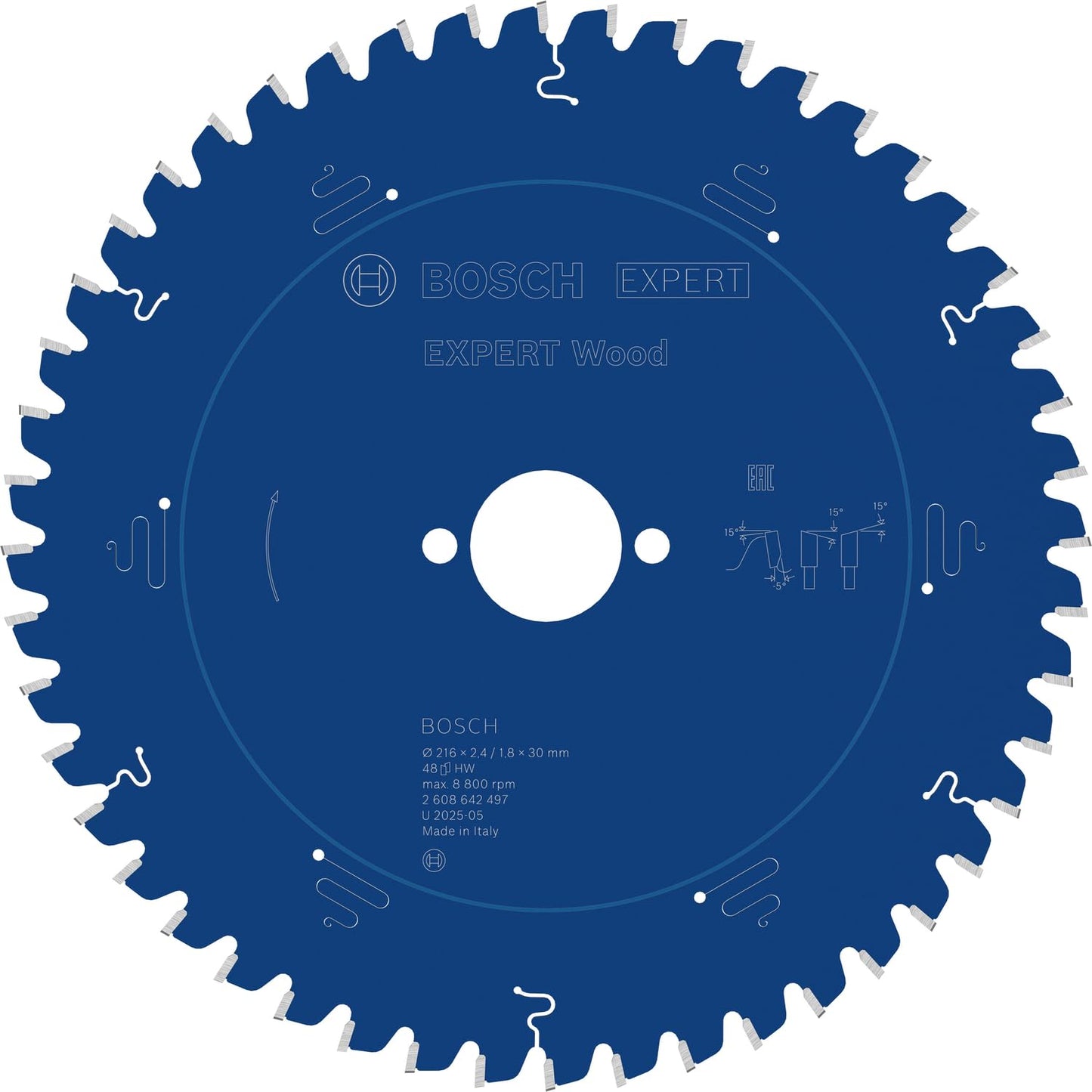 Bosch Expert for Wood 216 * 30 mm 48 Diş