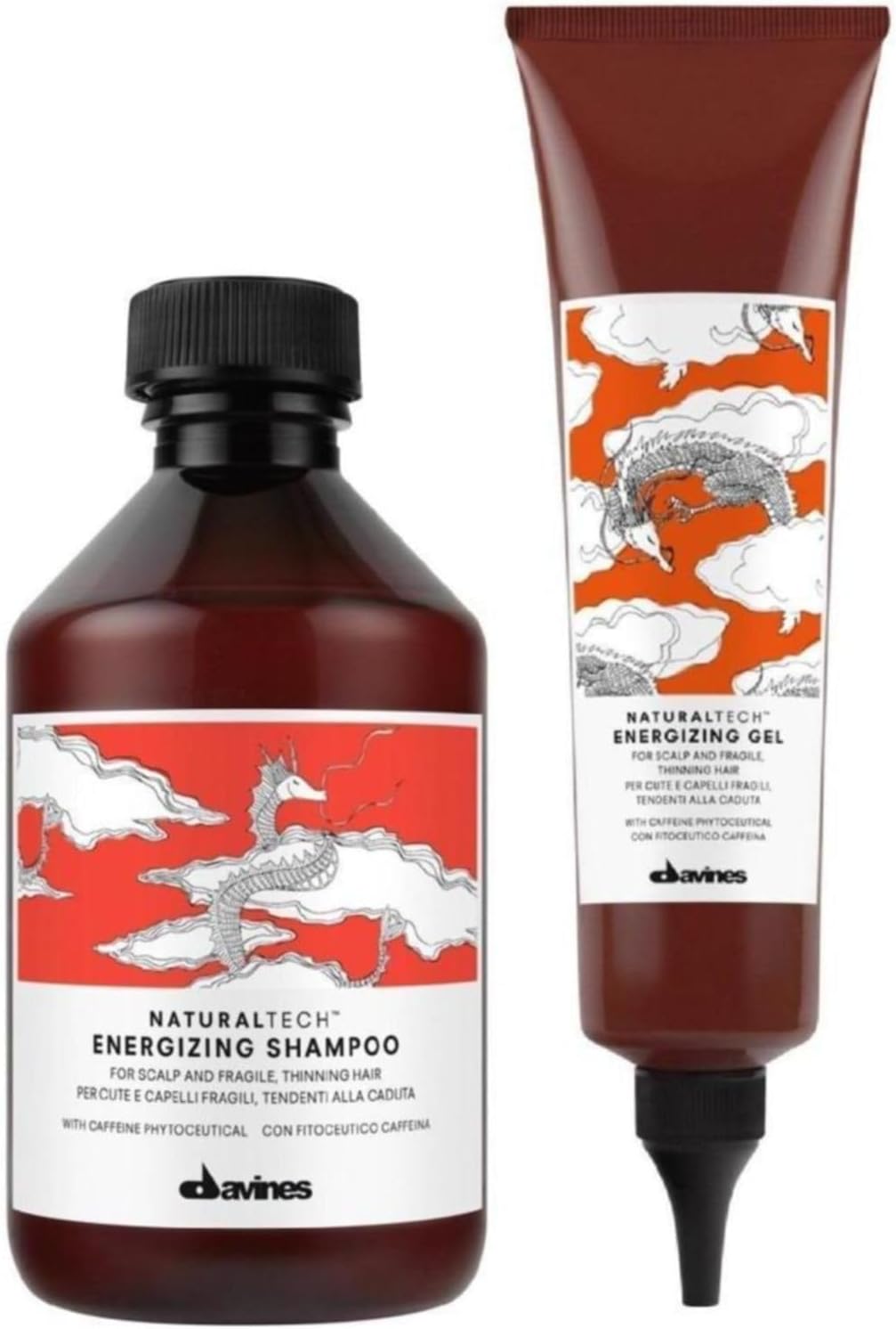 Davines Energizing Yoğunlaştırıcı Şampuan 250 ml + Jel 150 ml Set, Saç Dökülmesine Karşı