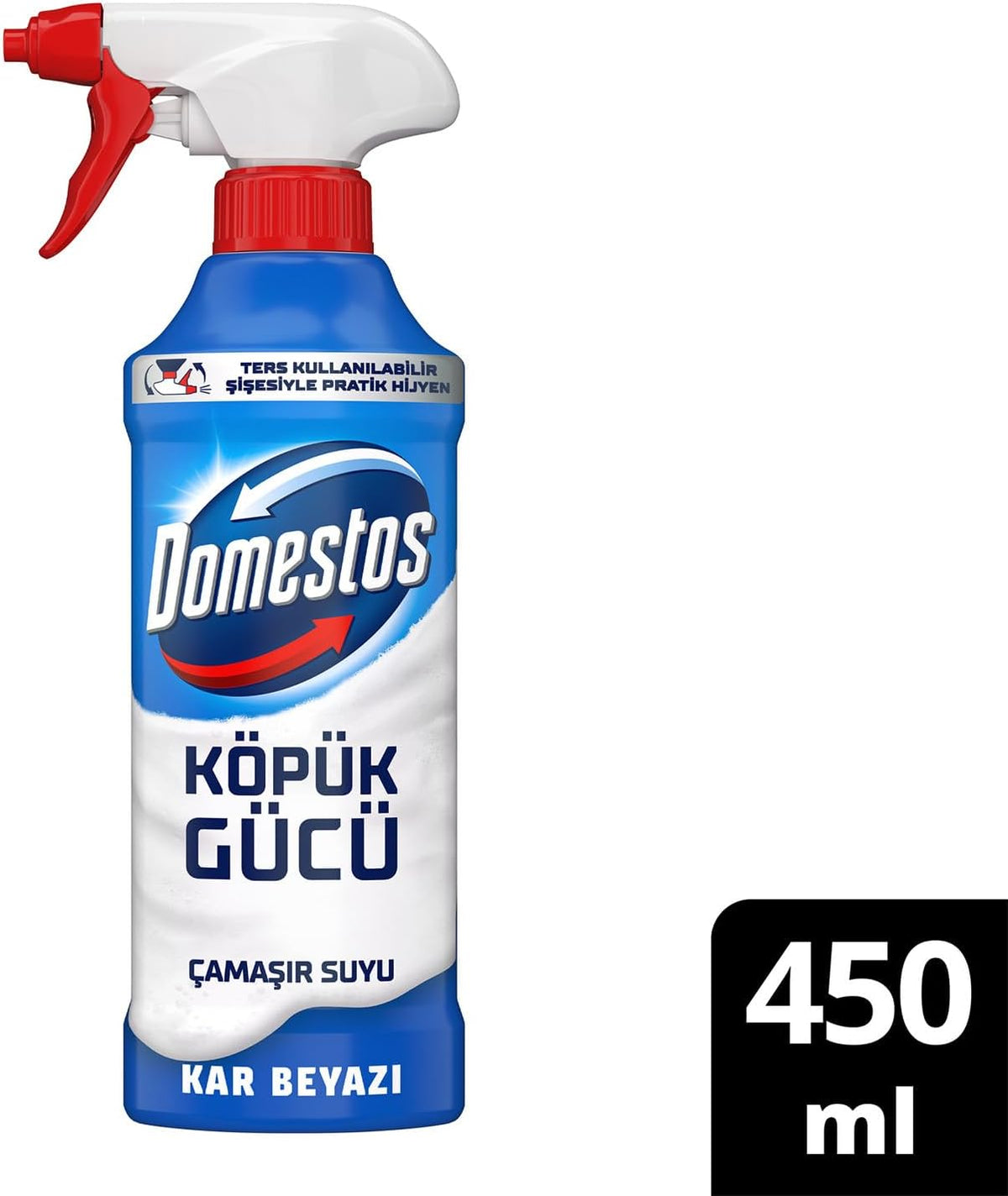 Domestos Köpük Gücü Köpük Çamaşır Suyu Kar Beyazı 450 ml
