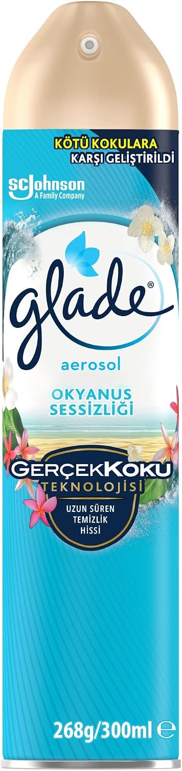 Glade Aerosol Okyanus Sessizliği Oda Kokusu 300 mL (1 x 300 mL)