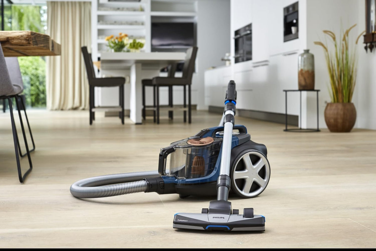 PHILIPS PowerPro Max Torbasız Elektrikli Süpürge - 900W, PowerCyclone 8, Alerji Kilidi, HEPA 13 Filtre, TriActive+ Başlık, Dijital Güç Kontrolü (FC9749/07)