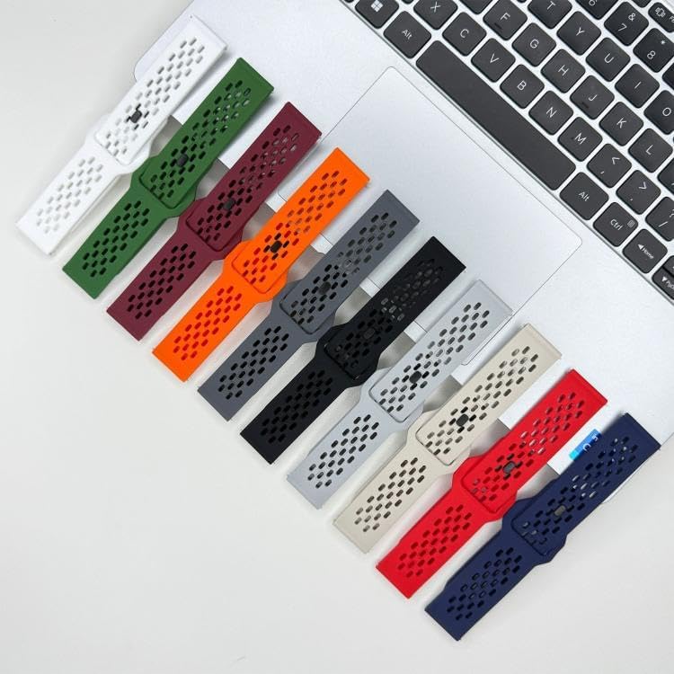 ile Uyumlu Air Loop 22mm Kordon GT6/GT6 Pro/GT5/GT5 Pro/GT4/GT3/GT3 Pro/GT2/GT2 Pro 46mm için Pin-and-Tuck Toka GT6 Pro Kordon Yumuşak Doku Nefes Alabilen Delikli GT6 Kordonu