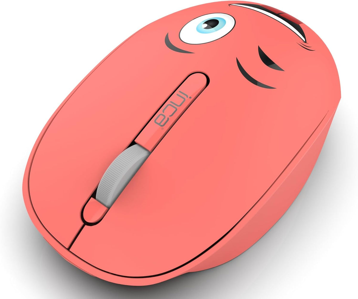 INCA Weeny IWM-245T DESİNG 3D WİRELESS TURUNCU MOUSE,Sevimli Emoji Karakterli,2.4 GHz USB,Ergonomik Zarif Kullanım Şekli, Konforlu Dokunuş Hissi,1200 Dpi, 10M Çekim Mesafesi,Uyku Modu