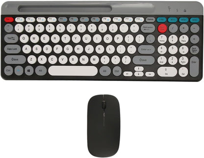 Bluetooth Klavye Mouse Kablosuz Klavye ve RGB Mouse Set 2.4G Bluetooth ve Batarya Taşınabilir Hafif ve İnce Tasarım ZYG-806