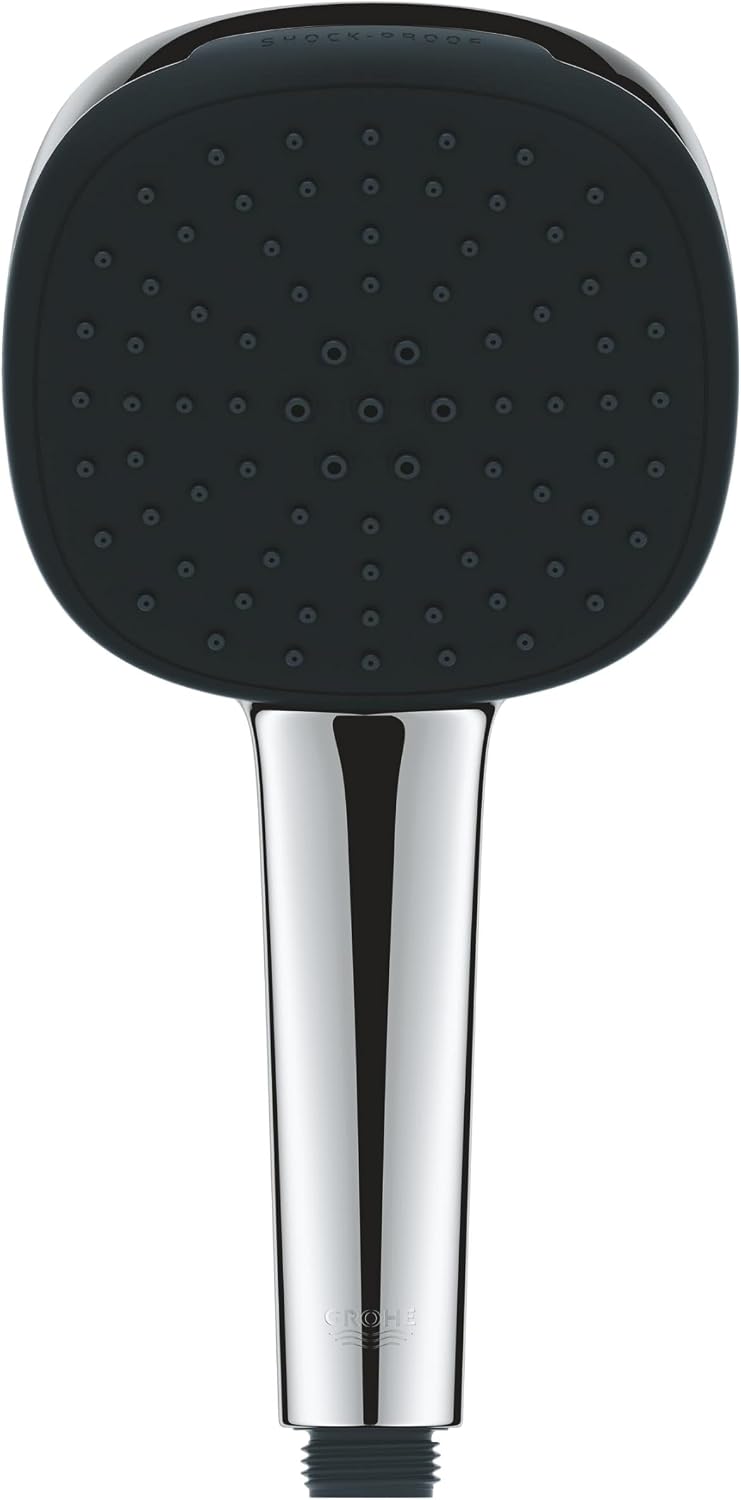 GROHE Vitalio Comfort 110 El Duşu, 2 Akışlı (Yağmur & Jet), SmartSwitch, 110mm Kare Duş Başlığı, Kireç Önleyici Sistem, Krom, 26925001