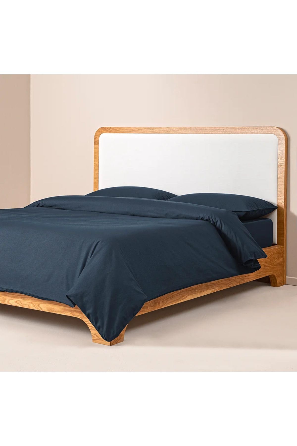 Penelope Yüzde Yüz Pamuk Percale Nevresim Seti 200x220 cm Lacivert - Pure Serisi