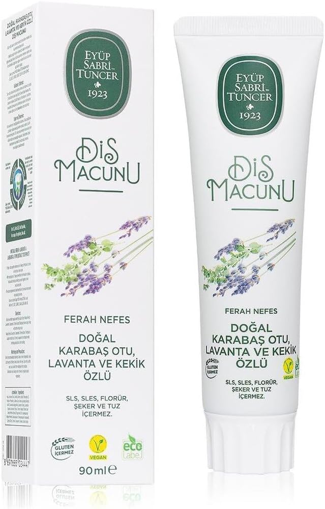 Doğal Karabaş Otu, Lavanta Ve Kekik Özlü Diş Macunu, 90ml