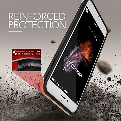 VRS83073 VRS iPhone 7 Plus Duo Guard Kılıf, Shine Gold