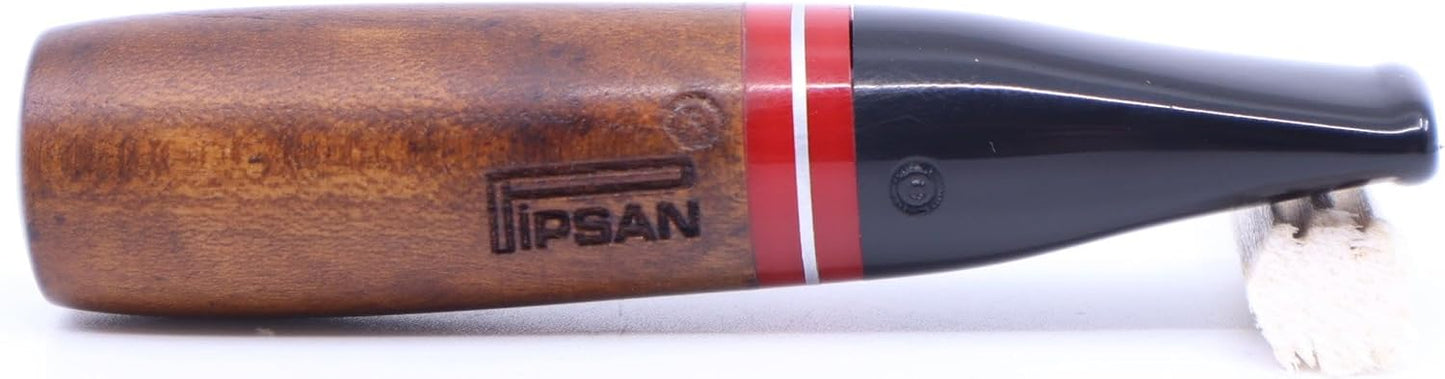 Pipsan Toscanello Backwoods Ağızlık Kahverengi - Kırmızı Şeritli