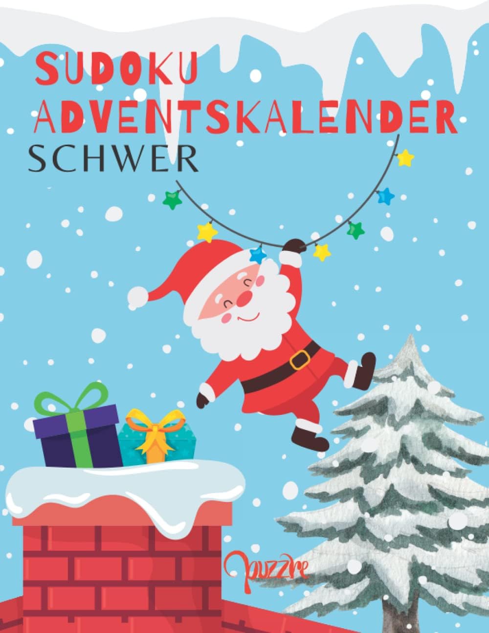 Independently published Sudoku Adventskalender Schwer: Denksport Spiele Rätselbuch Logical Mit Lösungen Großdruck (German Edition)