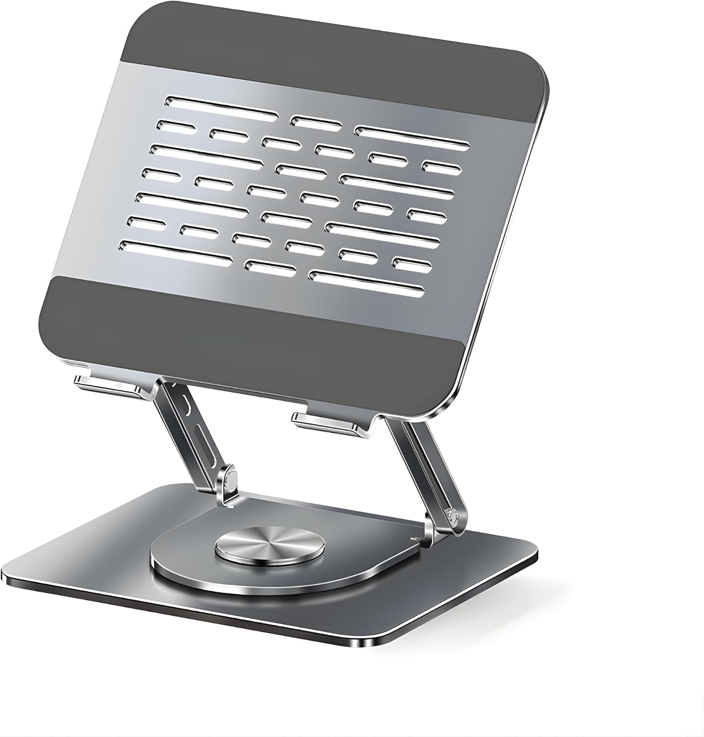 Coverzone Taşınabilir Katlanabilir Folding Alüminyum Notebook Stand Alüminyum Ayarlanabilir Açı Ve Katlanabilir Portatif Rahat Kullanım 11 inç 17 İnç Dizüstü Bilgisayar ve Laptop Stant | L98C
