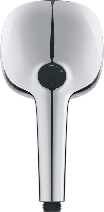 GROHE Vitalio Comfort 110 El Duşu, 2 Akışlı (Yağmur & Jet), SmartSwitch, 110mm Kare Duş Başlığı, Kireç Önleyici Sistem, Krom, 26925001