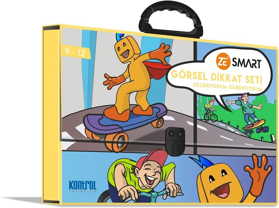9-12 Yaş Zekare Smart Görsel Dikkat Seti (11 Kitap + 1 Kontrol Paneli)