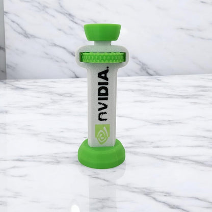 Nvidia Logolu Ayarlanabilir Ekran Kartı Tutucu - GPU Sarkma Önleyici Destek Aparatı (75mm - 115mm)