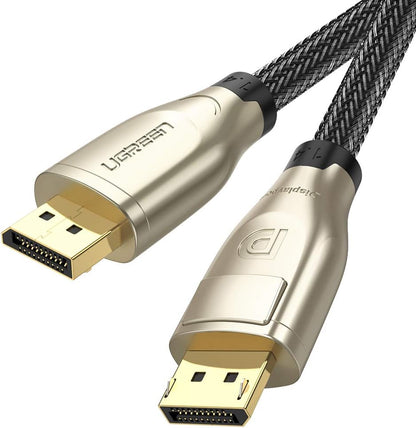 8K 60Hz 4K 144Hz v1.4 DisplayPort Görüntü ve Ses Aktarım Kablosu 2 Metre