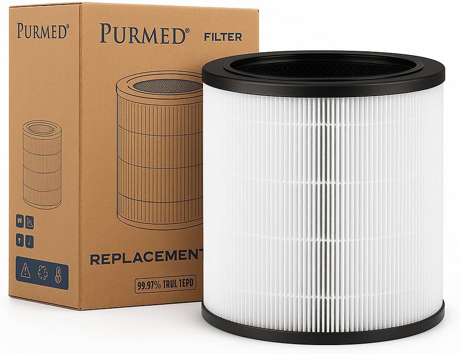 Purmed Electrolux Pure 500 EPO50351SW Uyumlu HEPA H13 + Aktif Karbon Filtre | Yüksek Verimli Hava Temizleme Yedek Filtre