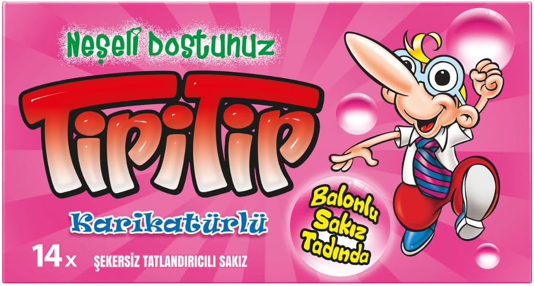 Tipitip Bubblefresh Aromalı Sakız 27 gr