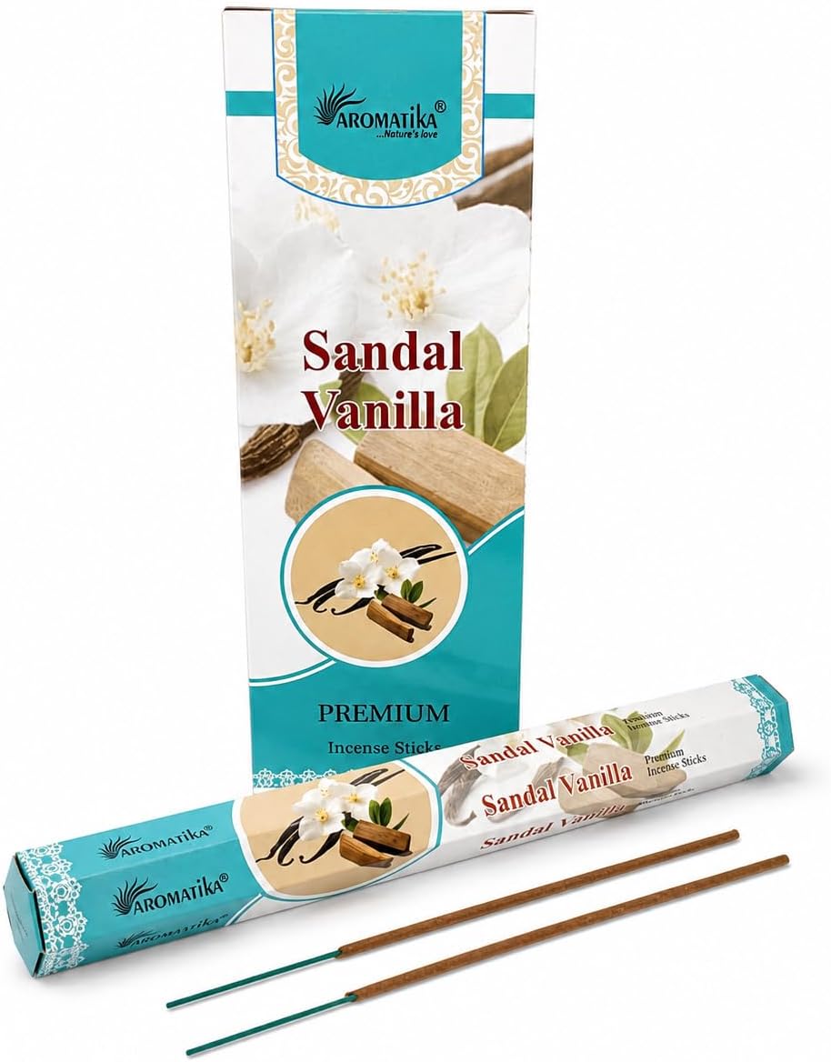 Sandal Ağacı -Vanilya (Aromatika 20 Adet Çubuk Tütsü)