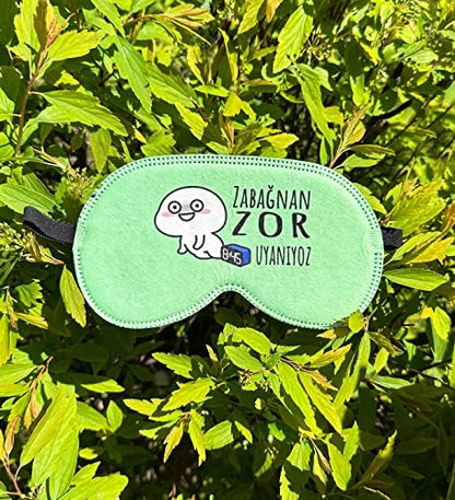 giftmoda Zabağanan Zor Uyanıyoz Uyku Bandı