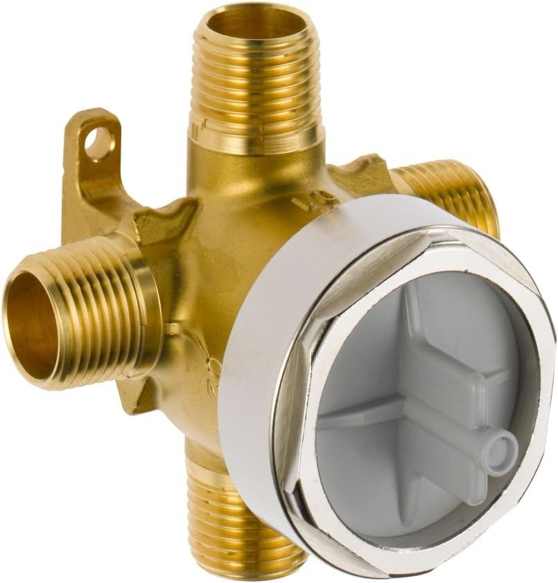 Delta Faucet R11000 3 Ayar ve 6 Ayar Özel Duş Yönlendirici Vana Kiti, Delta Duş Trim Kitleri için Kaba Kit, Pirinç Yapı, R11000