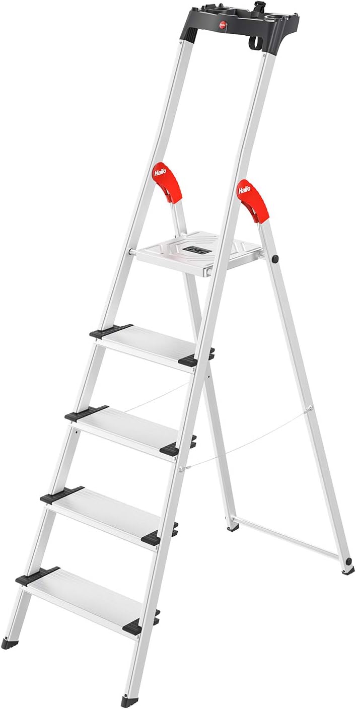 Hailo Sicherheitstrittleiter XXL Easyclix 5