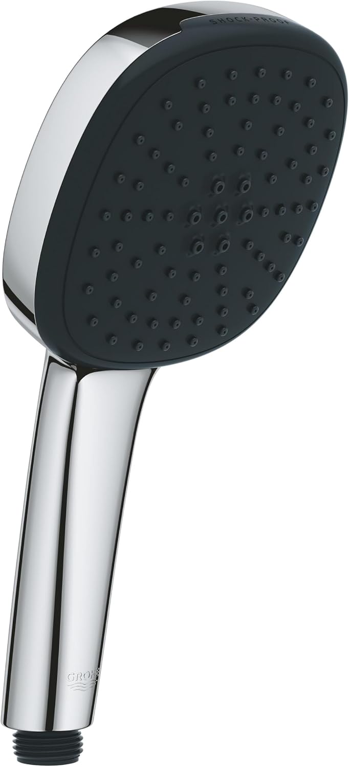 GROHE Vitalio Comfort 110 El Duşu, 2 Akışlı (Yağmur & Jet), SmartSwitch, 110mm Kare Duş Başlığı, Kireç Önleyici Sistem, Krom, 26925001
