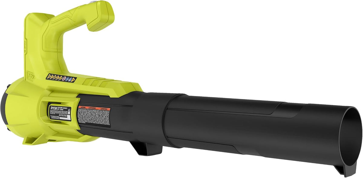Ryobi 18 V ONE + akülü yaprak üfleyici RY18BLA-0 (145 km/saat hava hızı, pil ve şarj cihazı olmadan kartonda