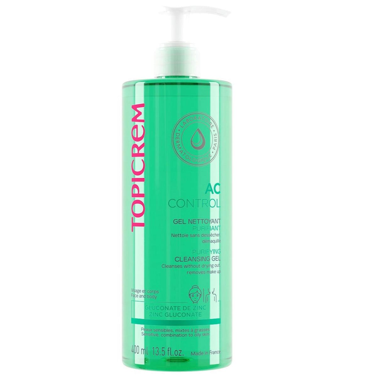 Topicrem AC Purifying Cleansing Gel 400ml