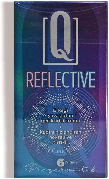 Q Kondom Reflective 6'Lı