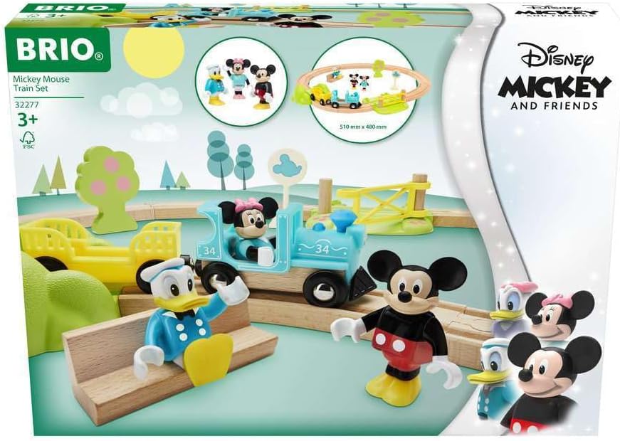 32277 WD Mickey Mouse Tren Seti, Çok Renkli