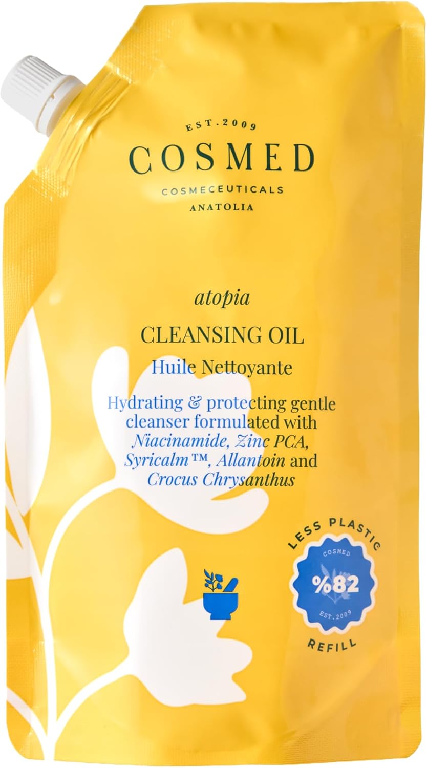COSMED Cleansing Oil, Yüz ve Vücut için Yağ Bazlı Temizleyici, 400 ml