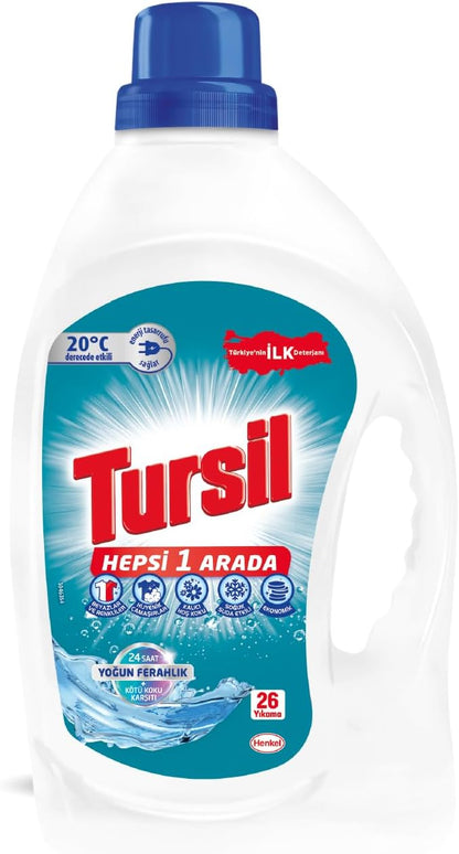Yoğun Ferahlık Sıvı Çamaşır Deterjanı 26 Yıkama 1690 ml